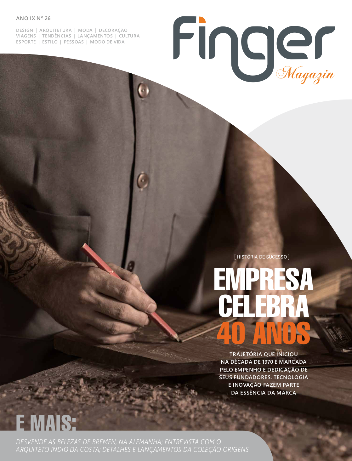 revista finger edição 40 anos