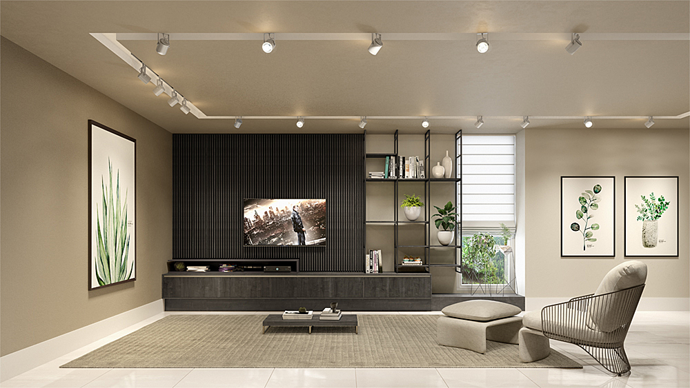 estante industrial - paineis para sala de tv