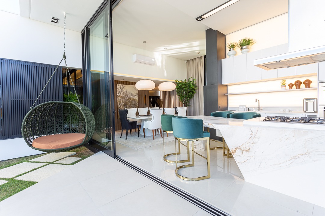 área gourmet com piscina