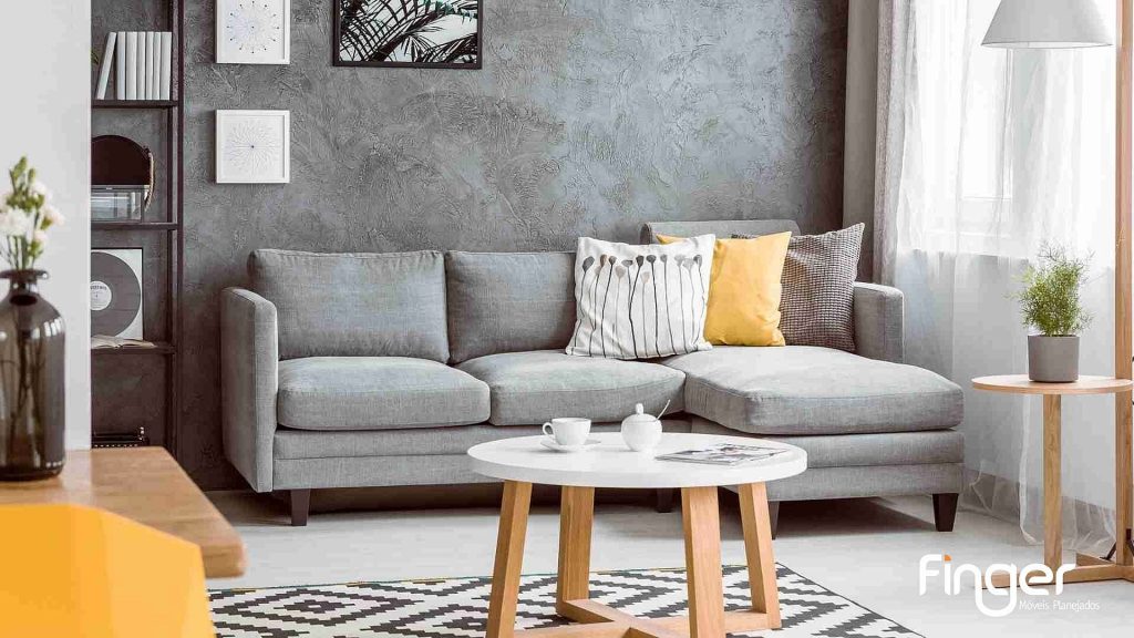 decoração monocromática