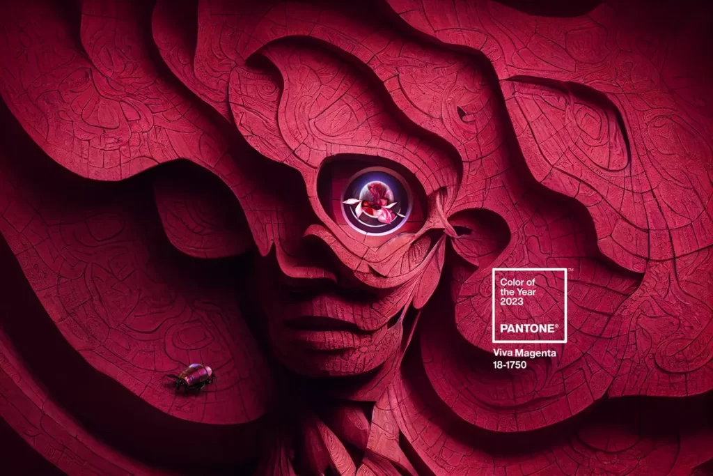 cor do ano 2023 - viva magenta