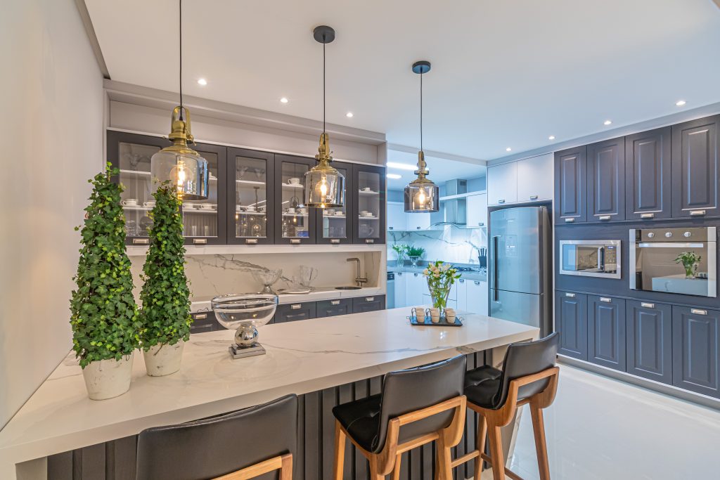 cozinha planejada de alto padrão móveis planejados