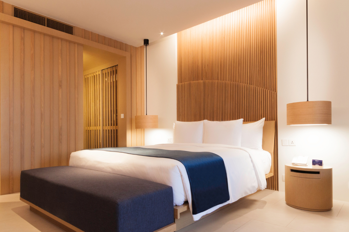 cabeceira de cama sofisticada